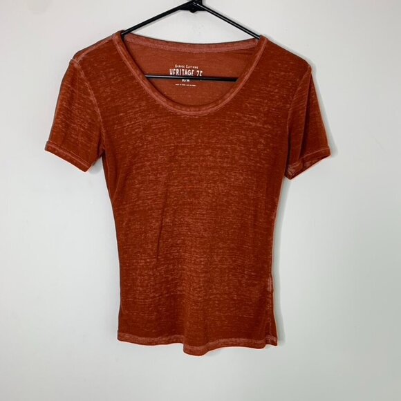 Garage Clothing Tee T-shirt Burnout Heathered marled Short sleeve crewneck - Picture 12 of 13